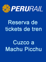 Tickets de Tren a Machu Picchu